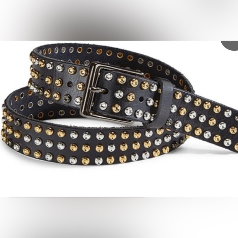 Cabi leather stud belt - never worn